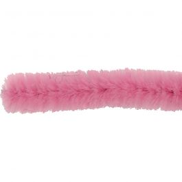 Pipe Cleaners, pink, L: 30 cm, thickness 15 mm, 15 pc/ 1 pack [HOB-52101]