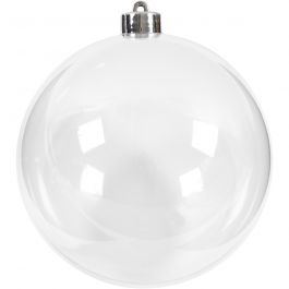 Baubles to Decorate, transparent, D: 13,6 cm, 1 pc [HOB-52118]