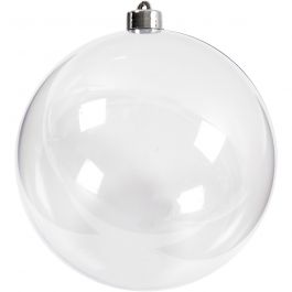 Baubles to Decorate, transparent, D: 15,6 cm, 1 pc [HOB-52119]