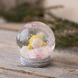 Snow globe, H: 8,5 cm, dia. 8 cm, hole size 4,7 cm, 1 pc [HOB-521380]