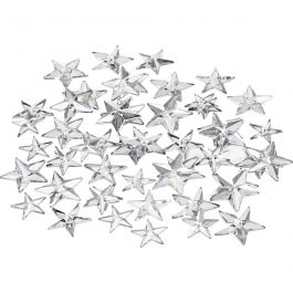 Rhinestones, silver, size 11+12+16 mm, 360 pc/ 1 pack [HOB-52241]