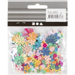 Sequins, D: 5-20 mm, 10 g/ 1 pack [HOB-522812]