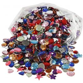 Rhinestones, size 10-15 mm, 1600 pc/ 1 pack [HOB-52288]