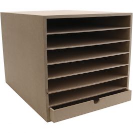 Paper Storage Unit, H: 32 cm, D. 45 cm, W: 32 cm, A3, 1 pc [HOB-535103]