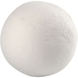 Compressed Cotton Ball, white, D: 50 mm, 4 pc/ 1 pack [HOB-54049]