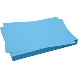 Card, sheet 50x70 cm, size 50x70 cm, 270 g, turquoise, 100 sheet/ 1 pack [HOB-540951]
