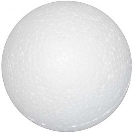 Polystyrene Balls, white, D: 3 cm, 100 pc/ 1 pack [HOB-543012]