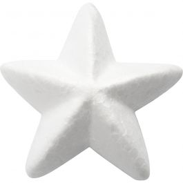 Star, white, W: 11 cm, 25 pc/ 1 pack [HOB-543290]