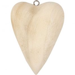 Heart, size 11,5x8,5x3 cm, mixed wood, 1pc [HOB-544240]