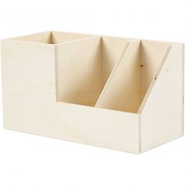 Pencil Holder, H: 11 cm, D. 9,8 cm, W: 20 cm, 1 pc [HOB-54472]