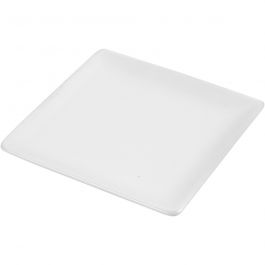 Plate, white, size 12,7x12,7 cm, 10 pc/ 1 pack [HOB-55603]