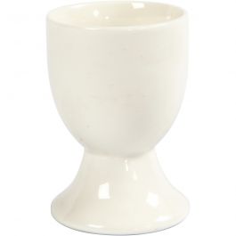 Egg Cup, off-white, H: 6,5 cm, 12 pc/ 1 box [HOB-556251]