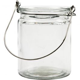 Lantern, H: 10 cm, D: 7,6 cm, 2 pc/ 1 pack [HOB-55862]