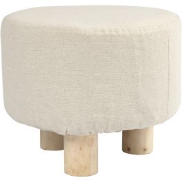Footstool, H: 21,5 cm, D: 26 cm, 1 pc [HOB-56119]
