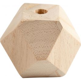 Diamond-Shaped Bead, W: 43 mm, hole size 8 mm, 3 pc/ 1 pack [HOB-56126]