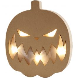 Pumpkin Light, H: 25 cm, depth 4 cm, W: 22 cm, 1 pc [HOB-56196]