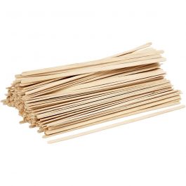 Ice Lolly Sticks, L: 19 cm, W: 6 mm, 200 pc/ 1 pack [HOB-563040]