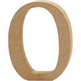 Number, 0, H: 13 cm, thickness 2 cm, 1 pc [HOB-56338]
