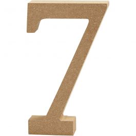 Number, 7, H: 13 cm, thickness 2 cm, 1 pc [HOB-56345]