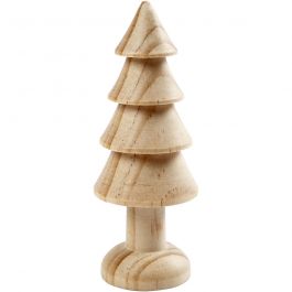 Tree, H: 10 cm, pine, 1pc