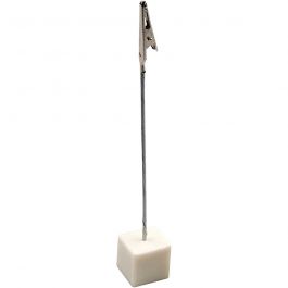 Alligator Clip Display Stand, size 2x2x2 cm, H: 15 cm, 5pcs