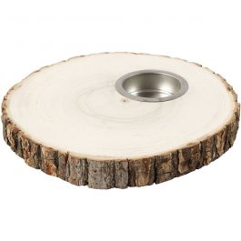 Tea Light Candle Holder, D: 14-16 cm, thickness 19 mm, 1 pc [HOB-56563]
