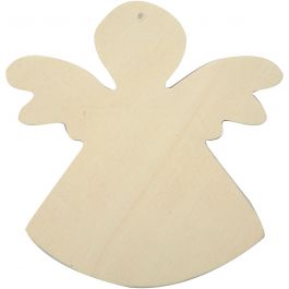 Angel, size 12x11 cm, pine, 6pcs