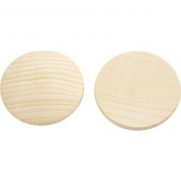 Wooden buttons, D: 40 mm, thickness 5,2 mm, china berry, 100pcs
