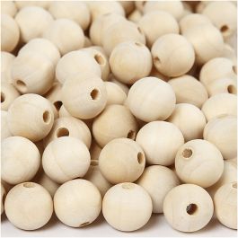 Wooden Bead, D: 15 mm, hole size 3 mm, china berry, 500pcs