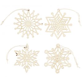 Ornaments, D: 7 cm, thickness 0,3 mm, 8 pc/ 1 pack [HOB-568090]