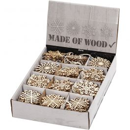 Ornaments, D: 7 cm, thickness 0,3 mm, 200 pc/ 1 pack [HOB-56809]