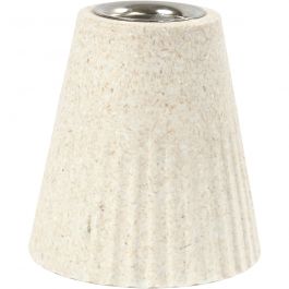 Candle Holder, H: 7 cm, D: 6,8 cm, 1 pc [HOB-56863]