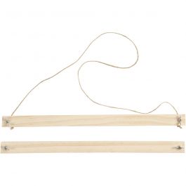 Poster Hanger, H: 2 cm, depth 2,2 cm, W: 33,6 cm, 1 set [HOB-56921]