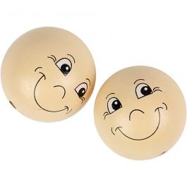 Heads, light beige, D: 40 mm, 10 pc/ 1 pack [HOB-57100]