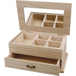 Jewellery Box, size 27x17x12 cm, 1 pc [HOB-57638]