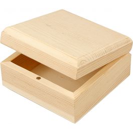 Jewellery Box, size 9x9x5 cm, 8 pc/ 1 pack [HOB-57732]