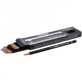 Art Design Drawing Pencils, D: 6,9 mm, hardness 5B, lead 1,8 mm, 12 pc/ 1 pack [HOB-57802]