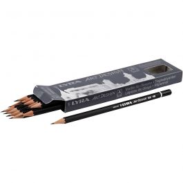 Art Design Drawing Pencils, D: 6,9 mm, hardness HB, lead 1,8 mm, 12 pc/ 1 pack [HOB-57812]