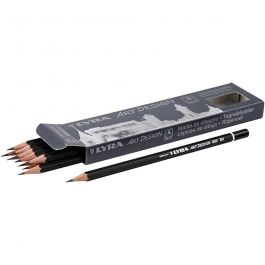 Art Design Drawing Pencils, D: 6,9 mm, hardness 2H, lead 1,8 mm, 12 pc/ 1 pack [HOB-57818]