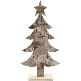 Christmas tree, H: 26 cm, W: 13 cm, 1 pc [HOB-57923]
