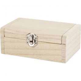 Jewellery Box, H: 4.5 cm, L: 11.5 cm, W: 7,5 cm, 1 pc [HOB-57956]