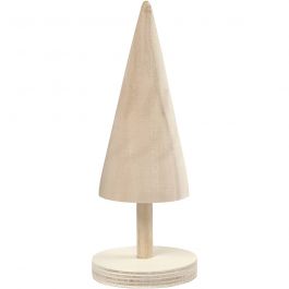 Christmas tree, H: 15,5 cm, D: 5 cm, 1 pc [HOB-58053]