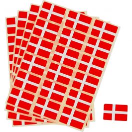 Flag Stickers, size 15x22 mm, 72 pc/ 1 pack [HOB-59124]