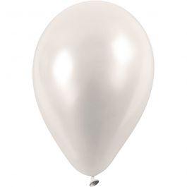 Balloons, off-white, D: 23 cm, 10 pc/ 1 pack [HOB-592021]