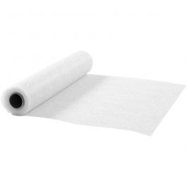 Table Runner, white, W: 30 cm, 10 m/ 1 roll [HOB-593001]
