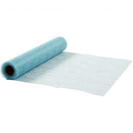 Table Runner, light blue, W: 30 cm, 10 m/ 1 roll [HOB-593011]