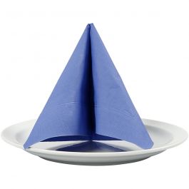 Table Napkins, light blue, size 33x33 cm, 20 pc/ 1 pack [HOB-599011]