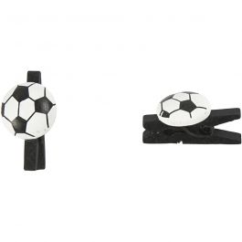 Football Peg, black, size 14x25 mm, thickness 12 mm, 10 pc/ 1 pack [HOB-599702]