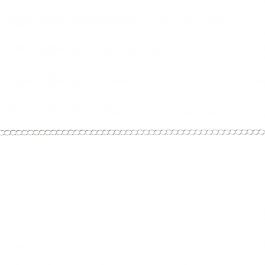 Chain, W: 3 mm, silver-plated, 20m