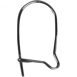 Ear Hanger, L: 15 mm, silver-plated, 200pcs